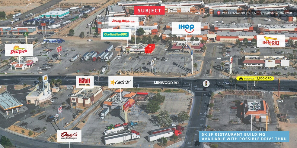 2843 Lenwood Rd, Barstow, CA for lease - Building Photo - Image 1 of 2