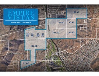 Plus de détails pour Jurupa Hills North Trail, Fontana, CA - Terrain à vendre