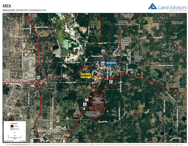 19487 Barnett Rd, Brooksville, FL à vendre - Aérien - Image 2 de 4