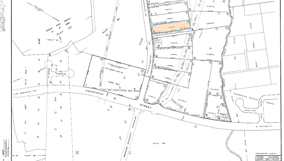 615 Ponahawai St, Hilo, HI à louer - Plan cadastral - Image 3 de 3