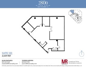 2800 S River Rd, Des Plaines, IL à louer Plan d’étage- Image 1 de 1