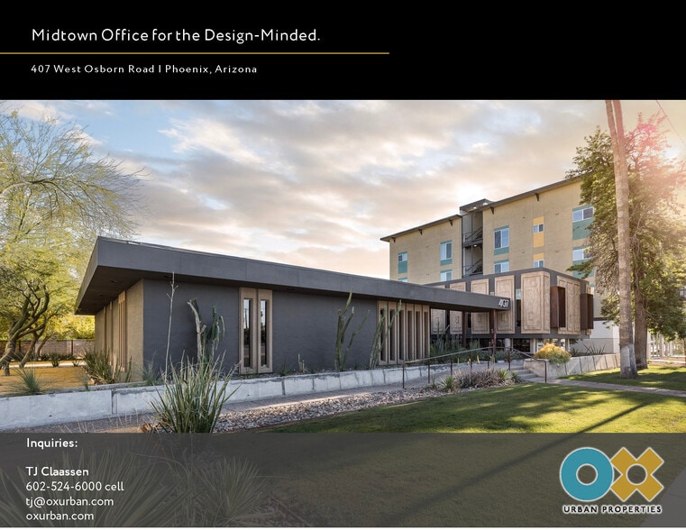 407 W Osborn Rd, Phoenix, AZ à louer - Photo du bâtiment - Image 2 de 25