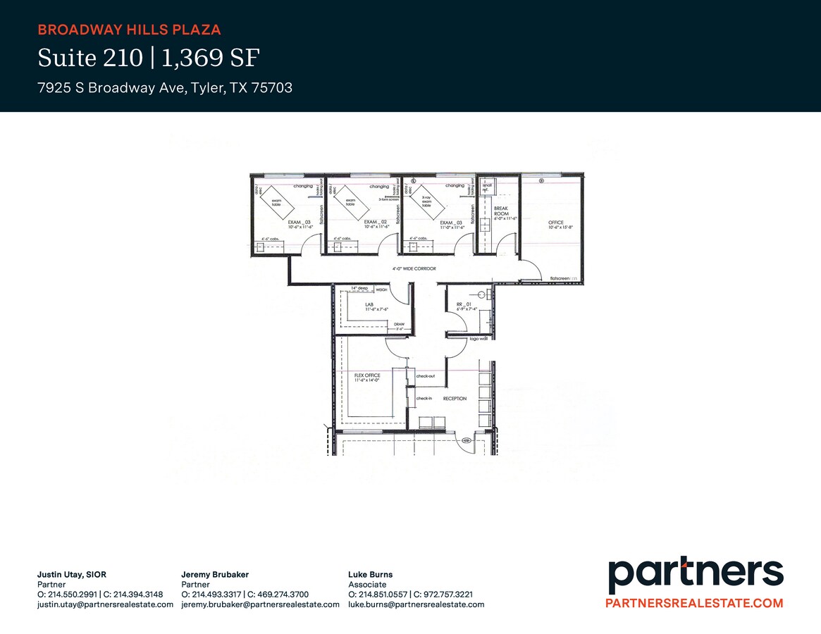 7925 S Broadway Ave, Tyler, TX 75703 - Unit 210 - - Floor Plan - Image 1 of 1