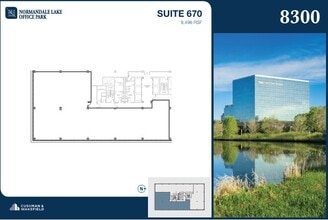 8000-8500 Normandale Lake Blvd, Bloomington, MN for lease Floor Plan- Image 2 of 2