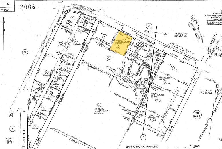 6820-6830 E Washington Blvd, Commerce, CA for lease - Plat Map - Image 2 of 36