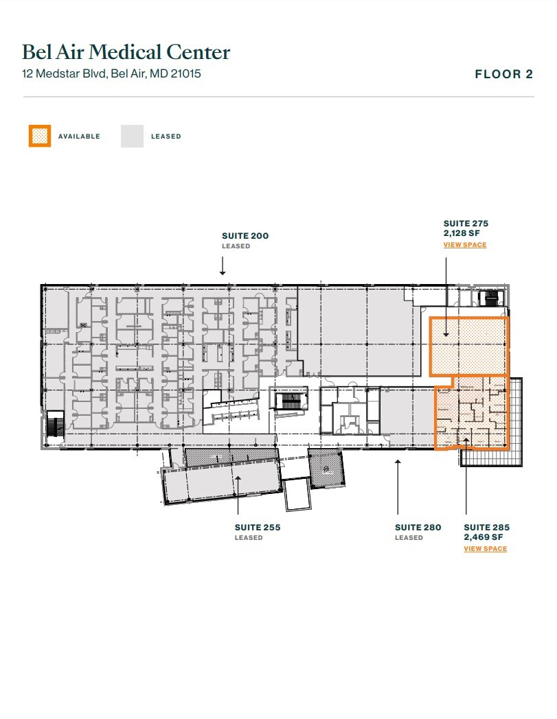 12 MedStar Blvd, Bel Air, MD à louer Plan d  tage- Image 1 de 3