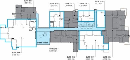 299 W Hillcrest Dr, Thousand Oaks, CA for lease Floor Plan- Image 1 of 1