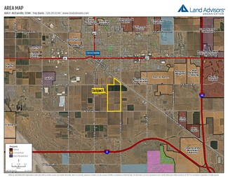 Plus de détails pour NWC Selma Hwy & Trekell Road, Casa Grande, AZ - Terrain à vendre