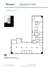 60 Bloor St W, Toronto, ON for lease Floor Plan- Image 1 of 1