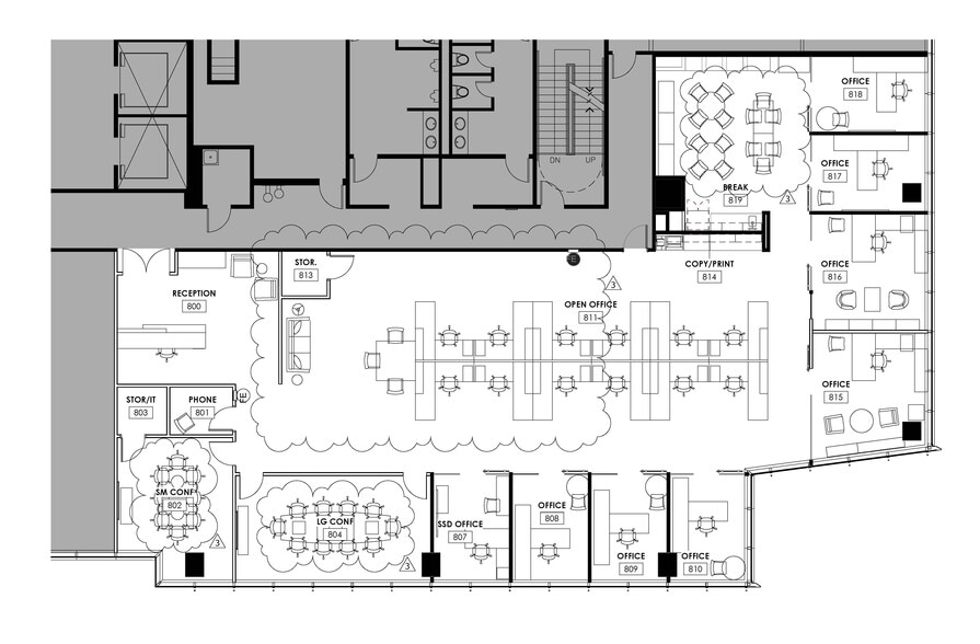 3438 Peachtree Rd NE, Atlanta, GA for lease - Floor Plan - Image 2 of 19