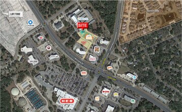 4509 Williams Dr, Georgetown, TX - Aerial  map view