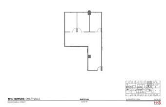 2000 Powell St, Emeryville, CA for lease Floor Plan- Image 2 of 2