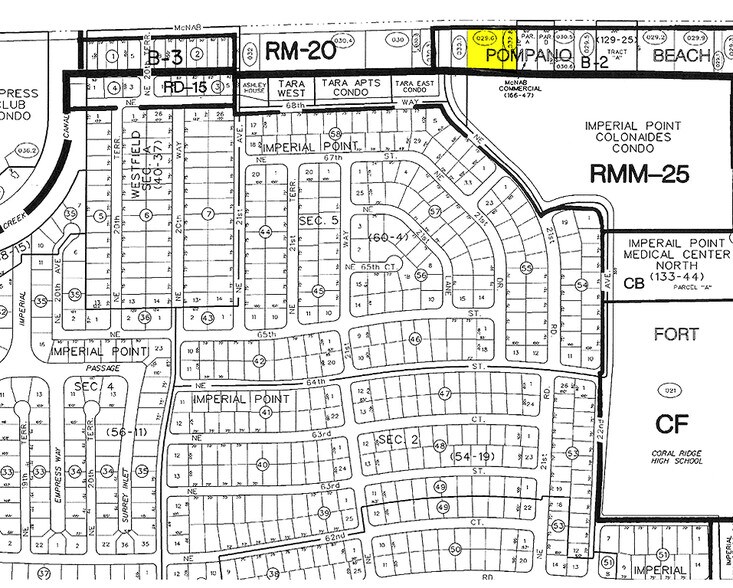572 E McNab Rd, Pompano Beach, FL for lease - Plat Map - Image 2 of 12