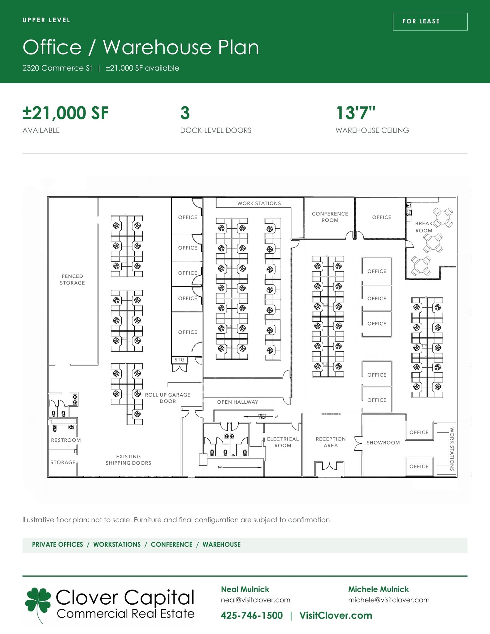 2320 Commerce St, Tacoma, WA for lease Floor Plan- Image 1 of 1