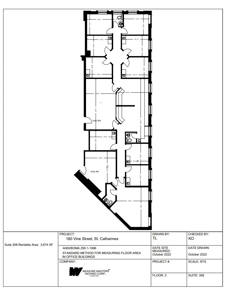 180 Vine St S, St Catharines, ON for lease Floor Plan- Image 1 of 1