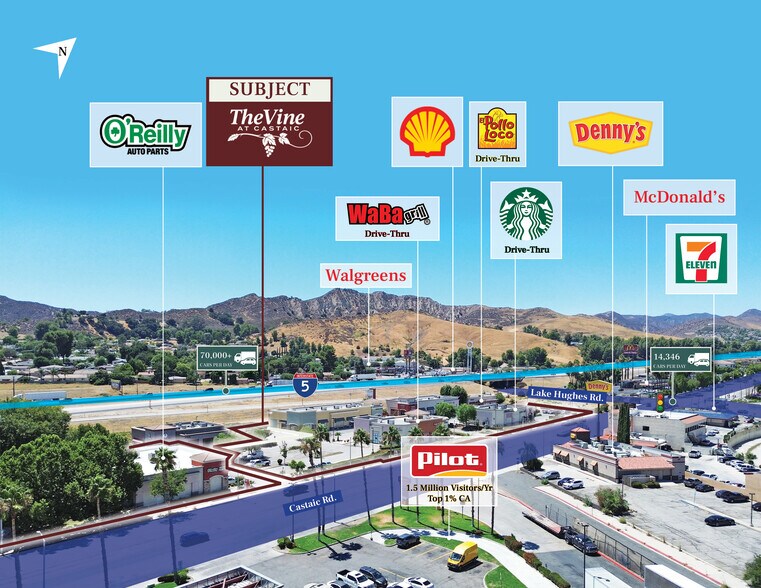 Vine @ Castaic Shopping Center portefeuille de 6 propriétés à vendre sur LoopNet.ca - Photo du bâtiment - Image 3 de 11