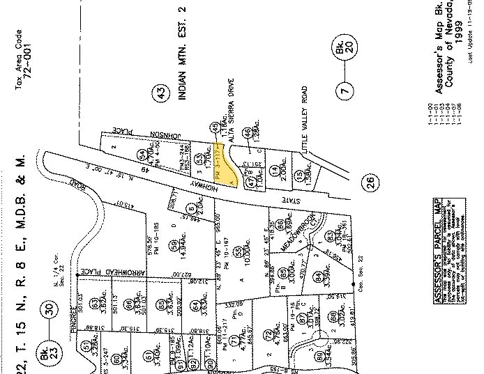 10052 Alta Sierra Dr, Grass Valley, CA for lease - Plat Map - Image 3 of 5