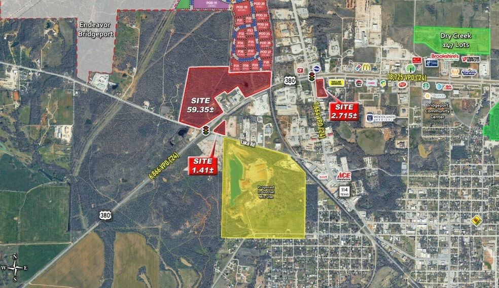 NEC HWY 308 & FM 1658 (Lake), Bridgeport, TX for sale - Building Photo - Image 1 of 1