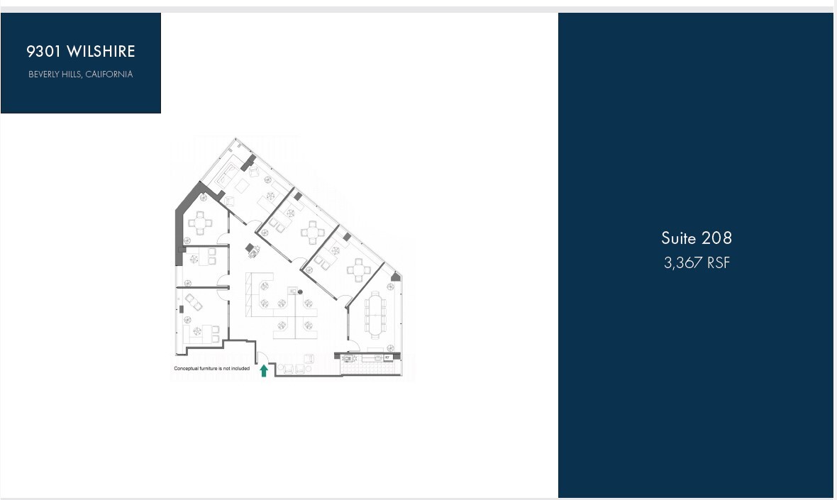 9301 Wilshire Blvd, Beverly Hills, CA à louer Plan d’étage- Image 1 de 1