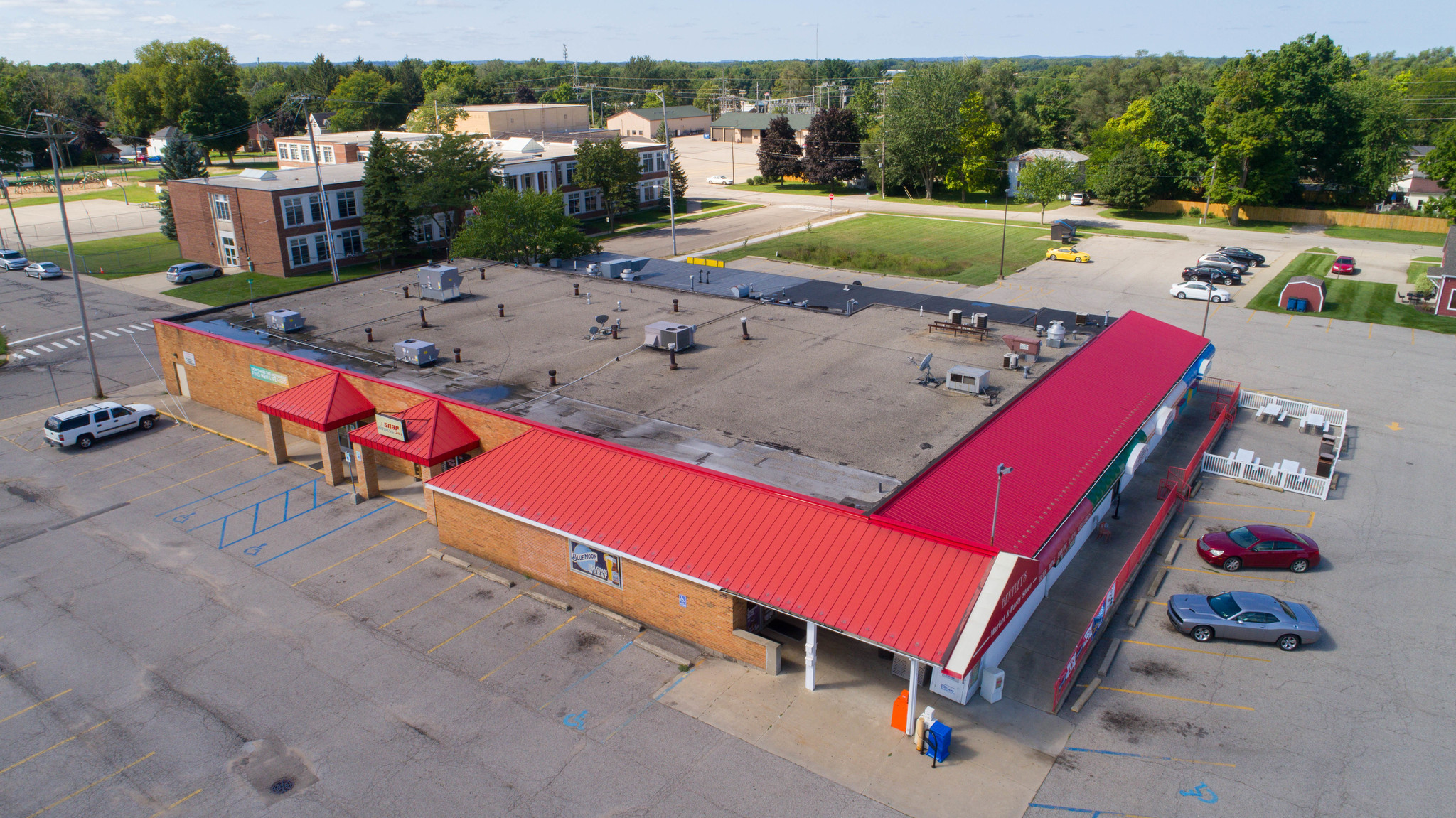 145-155 W Superior St, Wayland, MI for sale Aerial- Image 1 of 1