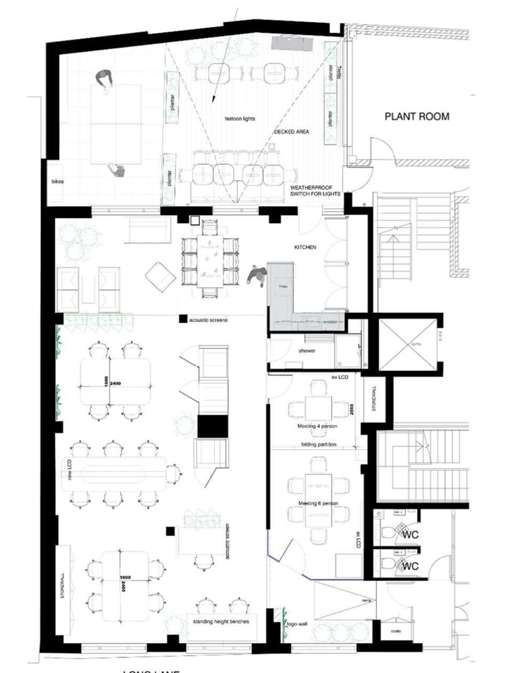 29-35 Long Ln, Londres à louer Plan d’étage- Image 1 de 6