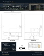 3000-3080 Story Rd W, Irving, TX à louer Plan d’étage- Image 1 de 1