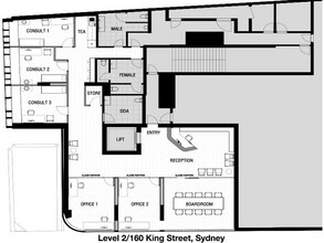 160 King St, Sydney for lease Floor Plan- Image 1 of 5