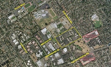2125 Oak Grove Rd, Walnut Creek, CA - Aerial  map view