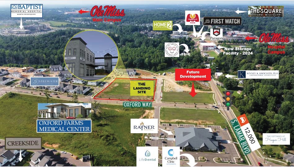 South Lamar, Oxford, MS for lease - Building Photo - Image 3 of 7