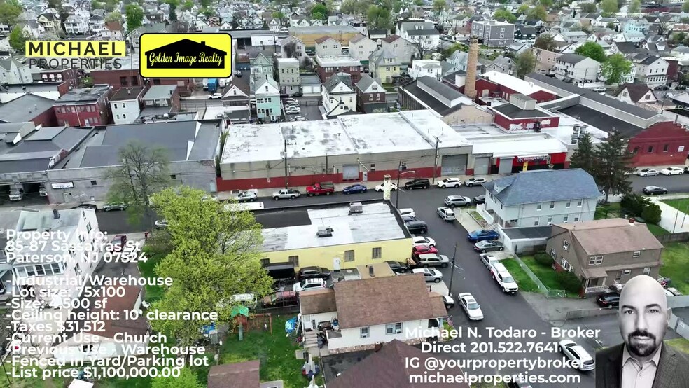 85-87 Sassafras St, Paterson, NJ à vendre - Vidéo sur l’inscription commerciale - Image 2 de 10