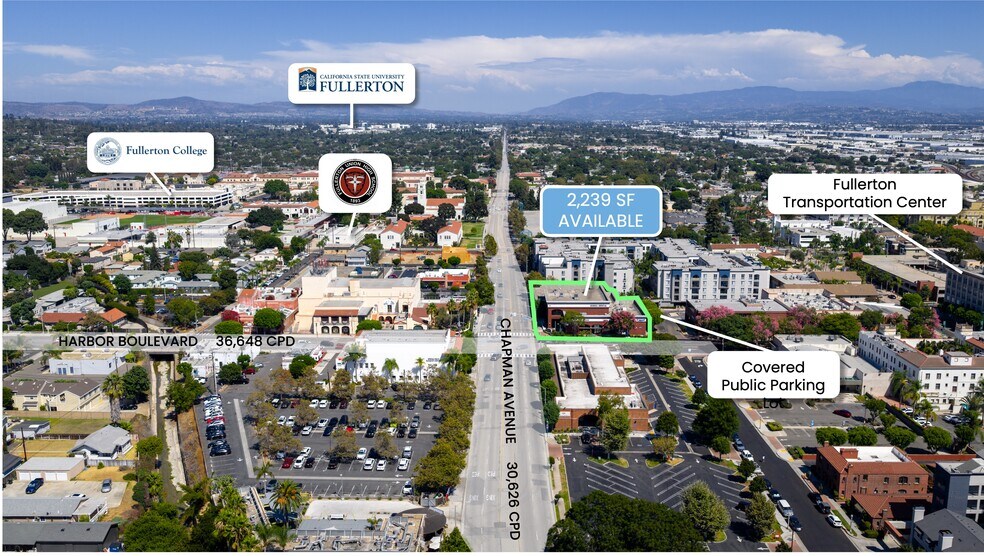444 N Harbor Blvd, Fullerton, CA à louer - Photo du bâtiment - Image 3 de 8