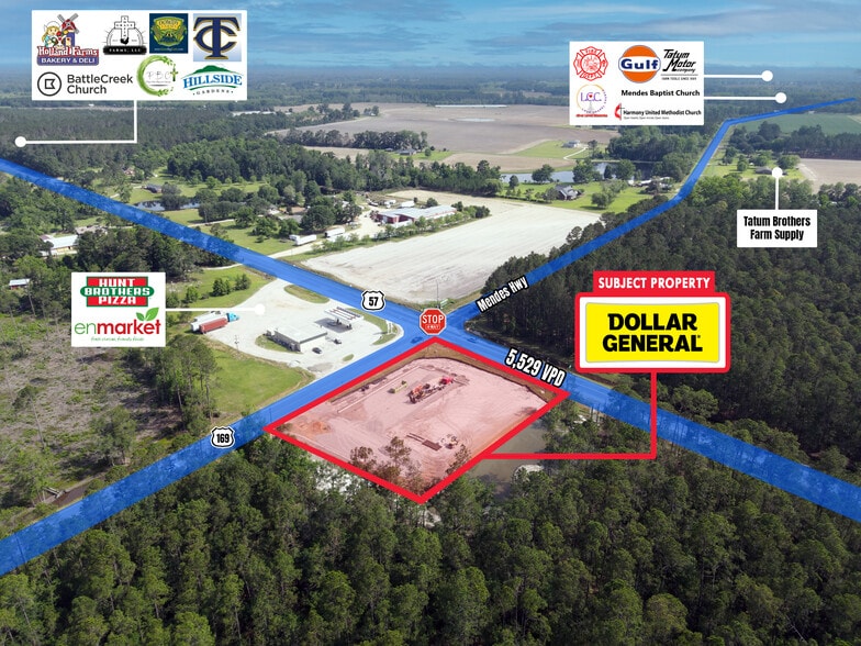 11236 GA-169, Glennville, GA for sale - Aerial - Image 3 of 4