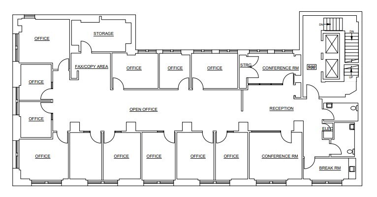 1300 Broadway, Oakland, CA à louer Plan d’étage- Image 1 de 1