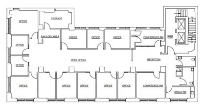 1300 Broadway, Oakland, CA à louer Plan d’étage- Image 1 de 1