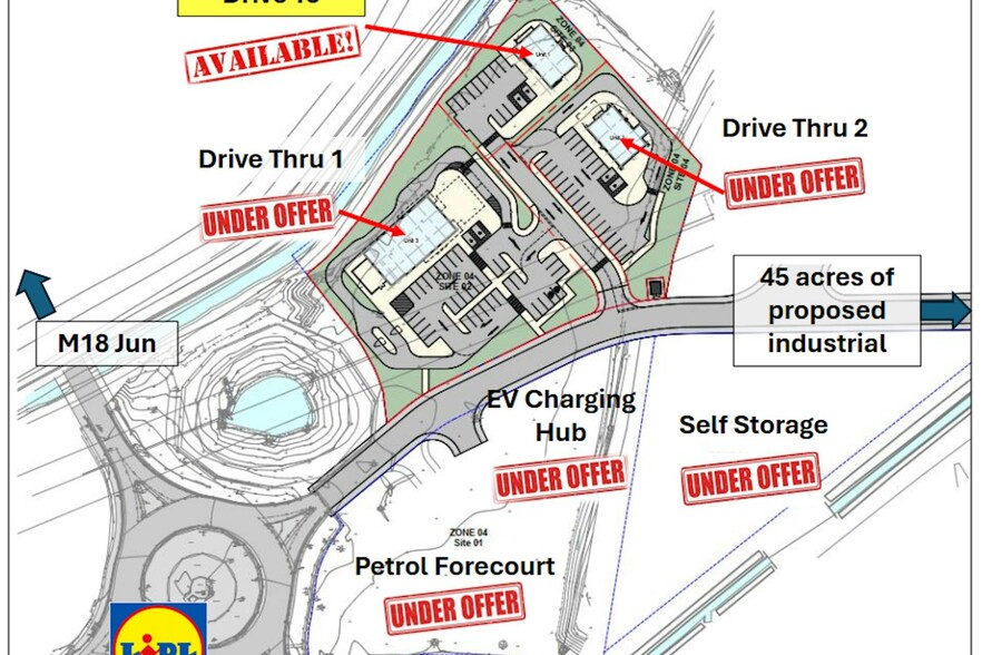 West End Ln, Doncaster à louer - Plan de site - Image 2 de 2