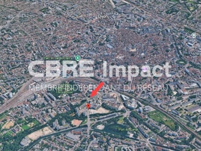 Dijon - Aerial  map view