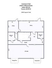 2100 N Wilmot Rd, Tucson, AZ for lease Floor Plan- Image 1 of 6
