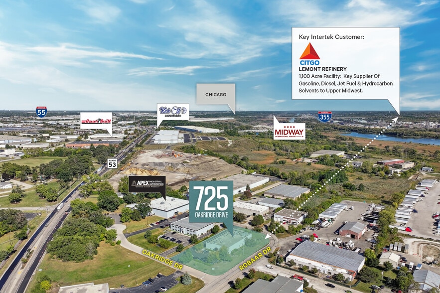 725 Oakridge Dr, Romeoville, IL à vendre - Aérien - Image 2 de 10