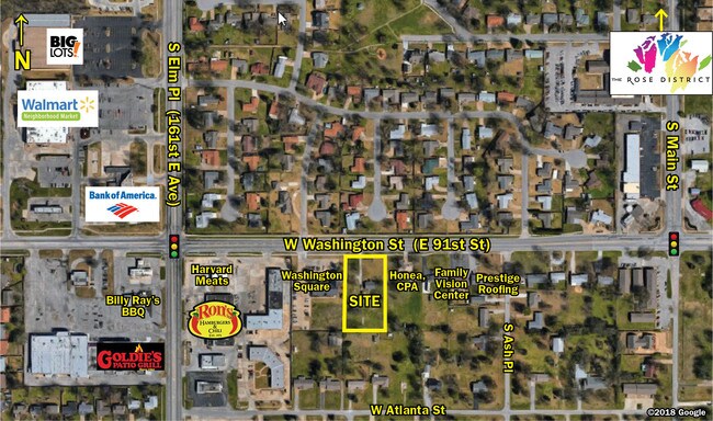 Plus de détails pour 409 W Washington St, Broken Arrow, OK - Terrain à vendre