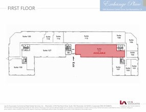 1845 Business Center Dr, San Bernardino, CA à louer Plan d’étage- Image 2 de 2