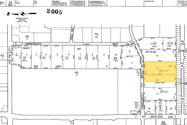 1540 Francisco St, Torrance, CA for sale - Plat Map - Image 2 of 8
