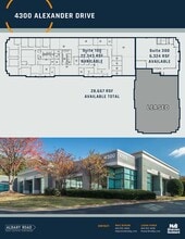 4300 Alexander Dr, Alpharetta, GA à louer Plan d’étage- Image 1 de 1