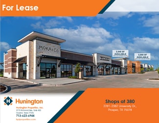 Plus de détails pour 2361 University Dr, Prosper, TX - Commerce de détail à louer