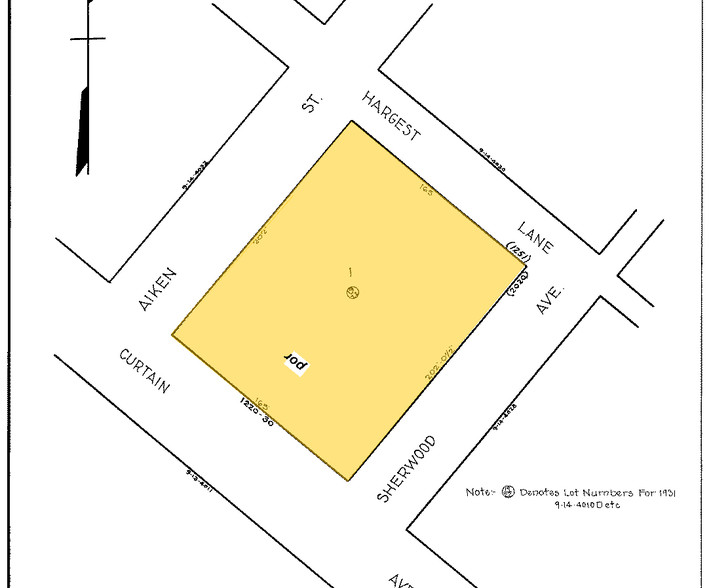 1220 Curtain Ave, Baltimore, MD for lease - Plat Map - Image 2 of 12