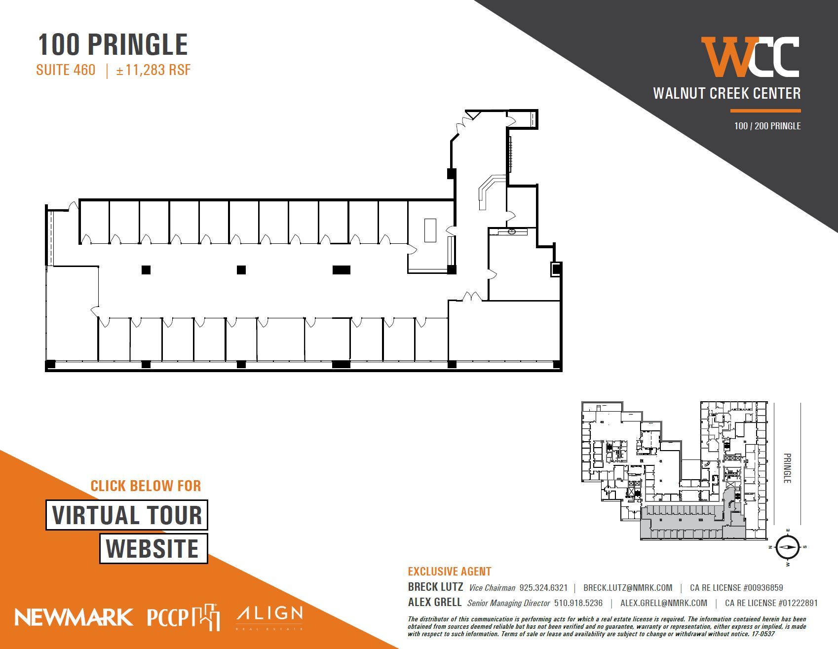 100 Pringle Ave, Walnut Creek, CA for lease Floor Plan- Image 1 of 1