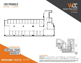 100 Pringle Ave, Walnut Creek, CA for lease Floor Plan- Image 1 of 1