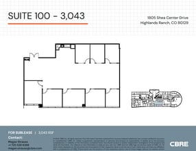1805 Shea Center Dr, Highlands Ranch, CO for lease Floor Plan- Image 1 of 1