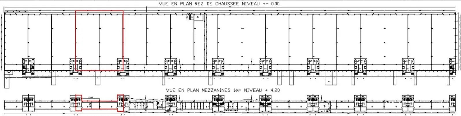 Industriel dans Aulnay-sous-Bois à louer Plan d’étage- Image 1 de 1