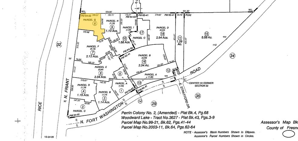 9455 N Fort Washington Rd, Fresno, CA à vendre - Plan cadastral - Image 3 de 3