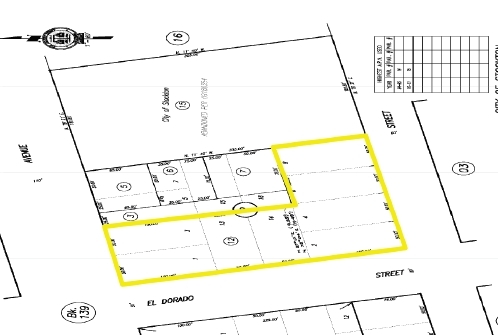 110 E Weber Ave, Stockton, CA à vendre - Plan cadastral - Image 1 de 1